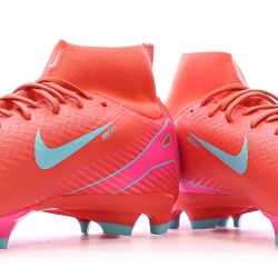 Chaussures de Foot Rouges/Turquoise Homme Nike ZM Superfly 10 Acad FG/MG