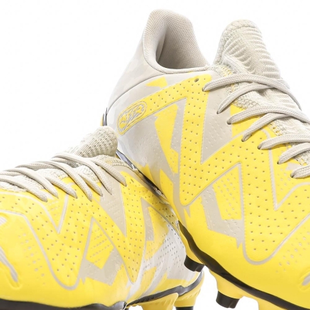 Chaussures Football Blanc/Jaune Homme Future Play