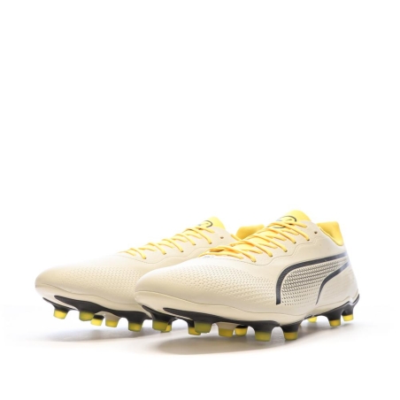 Chaussures de Football Ecru Homme Puma King Pro