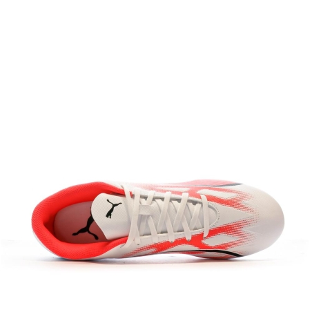 Chaussures de football Blanc/Rouge Homme Puma Ultra Play FG/AG 107423-01
