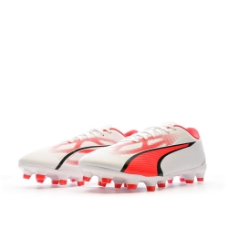 Chaussures de football Blanc/Rouge Homme Puma Ultra Play FG/AG 107423-01