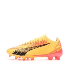 Chaussures de football Orange/Rose Homme Puma Ultra Match Fg/ag