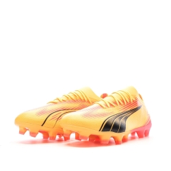 Chaussures de football Orange/Rose Homme Puma Ultra Match Fg/ag