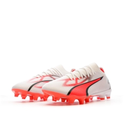 Chaussures de football Blanc/Rouge/Noir Homme Puma Ultra Match 107347-01