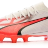 Chaussures de football Blanc/Rouge/Noir Homme Puma Ultra Match 107347-01