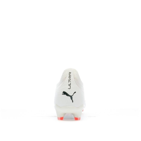 Chaussures de Football Blanches/Oranges Homme Puma Ultra Ultimate Fg/ag