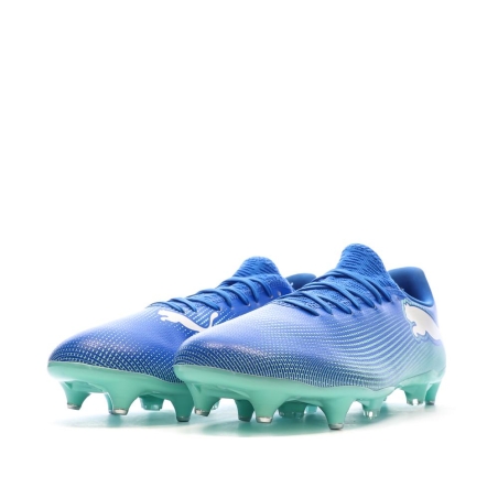 Chaussures de Foot Bleues Homme Puma Future 7 Play MxSG
