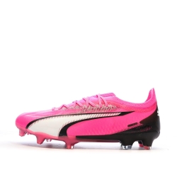 Chaussures de Football Roses/Noires Homme Puma Ultra Ultimate