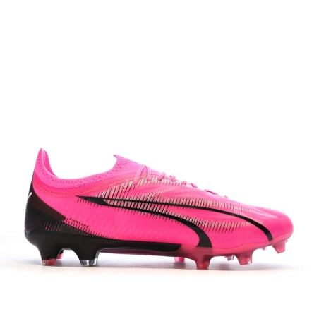 Chaussures de Football Roses/Noires Homme Puma Ultra Ultimate