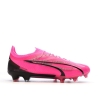 Chaussures de Football Roses/Noires Homme Puma Ultra Ultimate