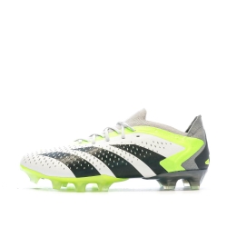 Chaussures de foot Blanc/Vert football Homme Adidas Predator Accuracy.1 L AG