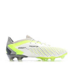 Chaussures de foot Blanc/Vert football Homme Adidas Predator Accuracy.1 L AG