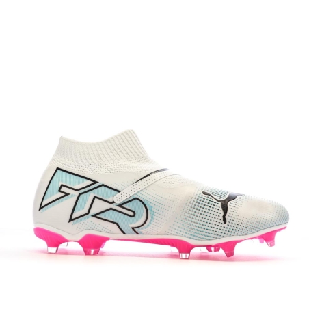 Chaussures de football Blanches/Roses Homme Puma Future 7 Match