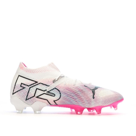 Chaussures de foot Blanches/Roses Homme Puma Future 7 Ultimate