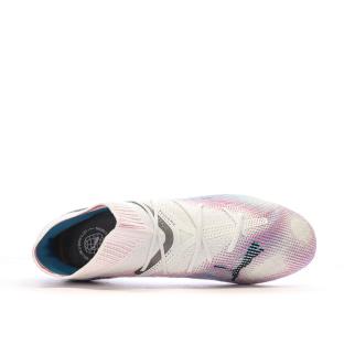 Chaussures de foot Blanches/Roses Homme Puma Future 7 Ultimate