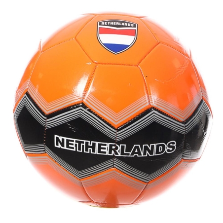 Ballon de Football Noir/Orange Sport Zone Hollande