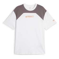 OM T-shirt Blanc/Gris Homme Puma