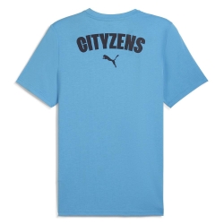 Manchester City T-shirt Bleu Homme Puma Casuals 24/25