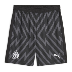 OM Short de Gardien Noir/Gris Homme Puma 2024/2025