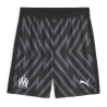 OM Short de Gardien Noir/Gris Homme Puma 2024/2025