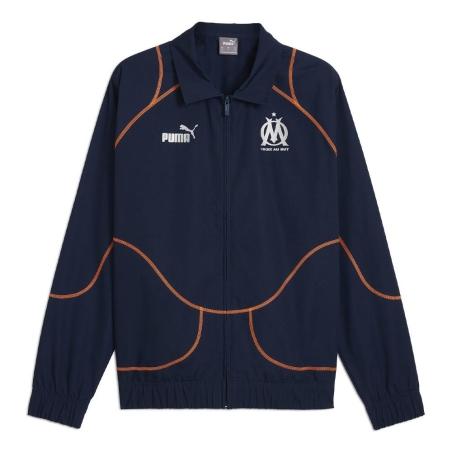 OM Veste Marine/Orange Homme Puma Rétro 24/25