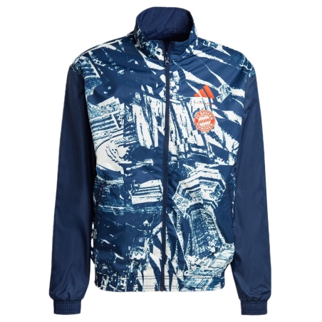 Bayern Munich Veste Réversible Marine Homme Adidas 2023