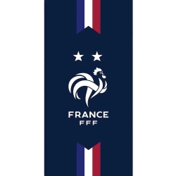 France Serviette de Plage Marine 75x150 cm