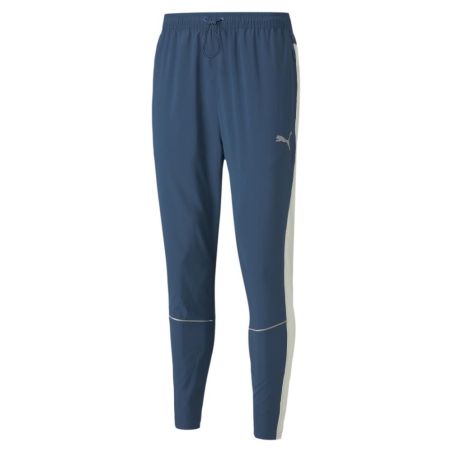 Pantalon De Running Bleu Homme Puma Tapered Intense