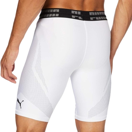 Short de Compression Blanc Homme Puma 9808