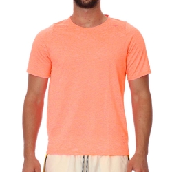 T-shirts Orange Fluo Homme Nike Run division