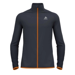Veste de Running Gris/Orange Homme Odlo Zeroweight