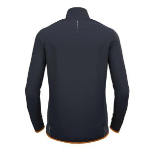 Veste de Running Gris/Orange Homme Odlo Zeroweight