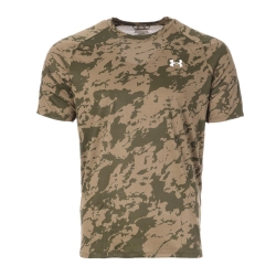 Maillot de sport Beige/Kaki Homme Under Armour Tech 2.0 SS