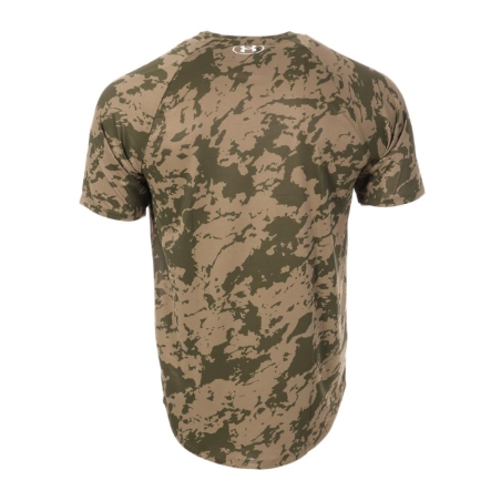 Maillot de sport Beige/Kaki Homme Under Armour Tech 2.0 SS