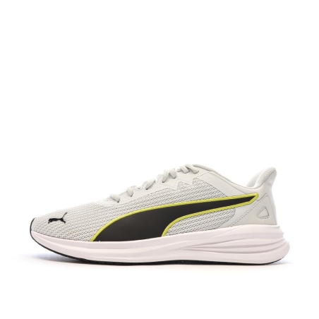 Chaussures de Running Blanches/Noires/Jaunes Homme Puma Transport