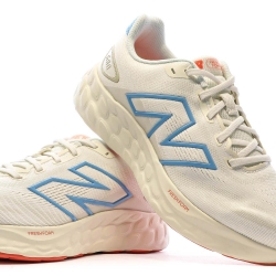 Chaussures de Running Écru/Bleu Femme New Balance 680