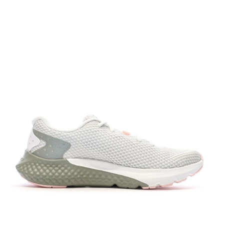 Chaussures de Running Blanc/Gris/Rose Femme Under Armour Charged Rogue 3