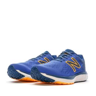 Chaussures de Running Bleu/Orange Homme New Balance 680v7