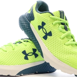Chaussures de Running Jaune Fluo Femme Under Armour Charged Rogue 3