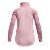 T-shirt à manches longues demi-zip Rose Fille Under Armour Tech Graphic Half