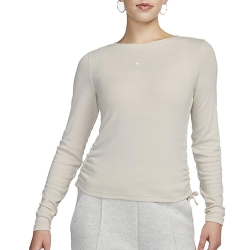 Sweat Beige Femme Nike Essntl