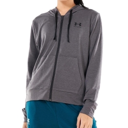 Sweat Zippé Gris Femme Under Armour Rival Terry