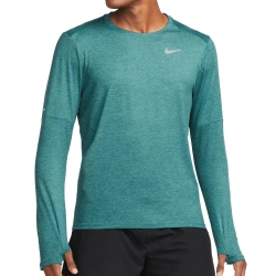 T-shirt Manches Longues Vert Homme Nike Elmnt Crew