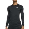 Maillot de compression Noir Homme Nike Tight Top