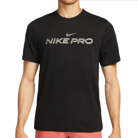 T-shirt de Sport Noir Homme Nike Pro FJ2393