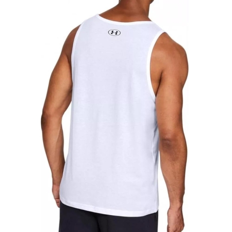 Débardeur Blanc/Noir Homme Under Armour Ua Sportstyle