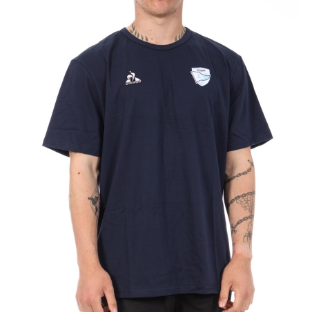 Aviron Bayonnais T-shirt Marine Homme Le Coq Sportif Présentation