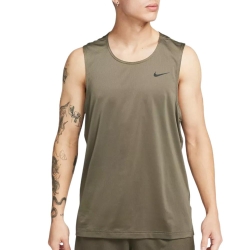 Débardeur de Sport Kaki Homme Nike M Nk Df Ready