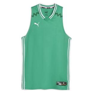 Débardeur de Sport Vert Homme Puma Hoops