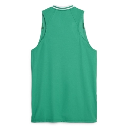 Débardeur de Sport Vert Homme Puma Hoops